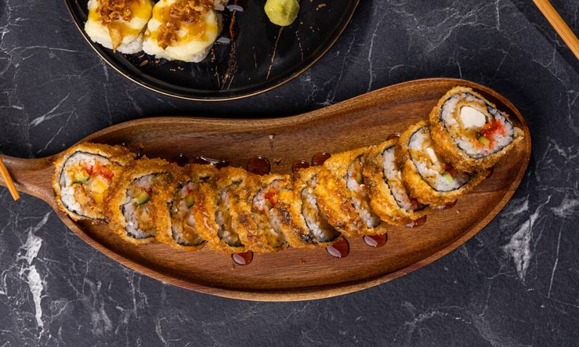 Chicken tempura maki Shiki Sushi
