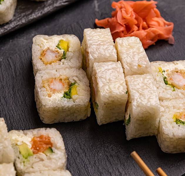Spring scampi maki